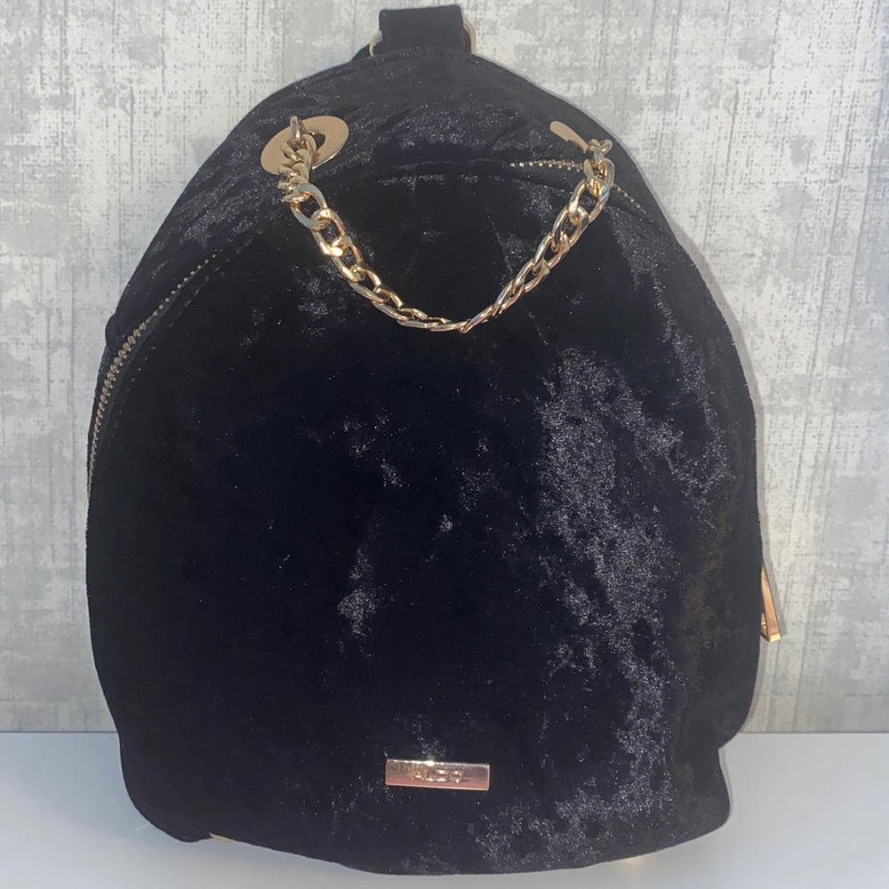Black Suede Aldo small book-bag